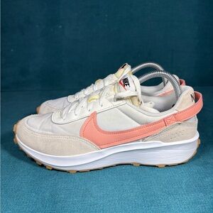 Nike Waffle Debut Shoes Gray White Coral Gum Women’s 9